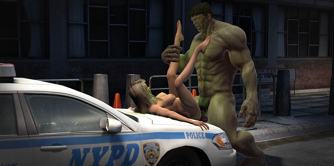 Raging Green Pussy Destroyer!